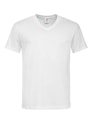 Heren T-shirt V Hals Stedman ST2300 White